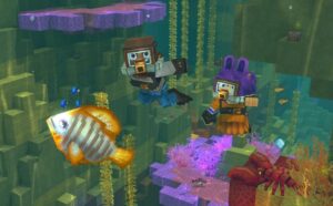 Hytale fish swimming